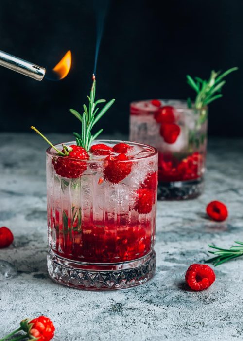Raspberry coctail